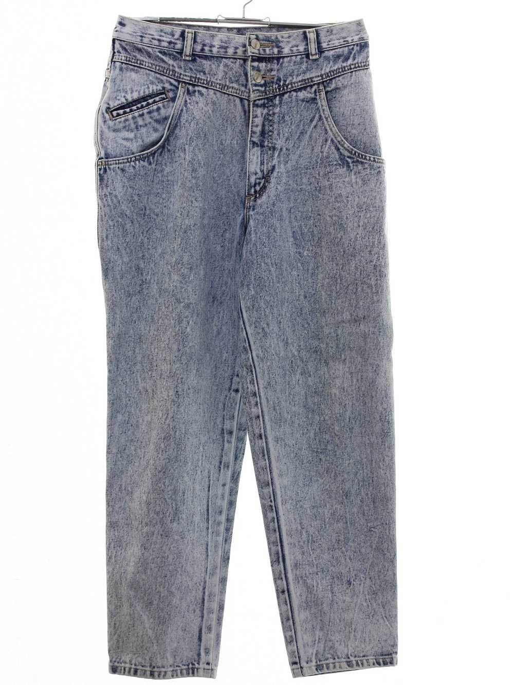 1980's PS Gitano Womens PS Gitano Acid Washed Denim J… - Gem