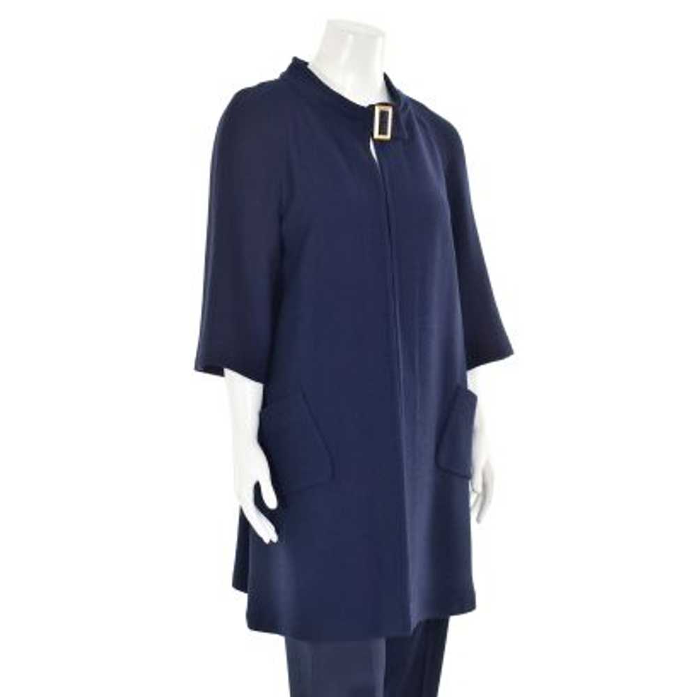 St. John Collection Long Jacket w/ Buckle Collar … - image 4