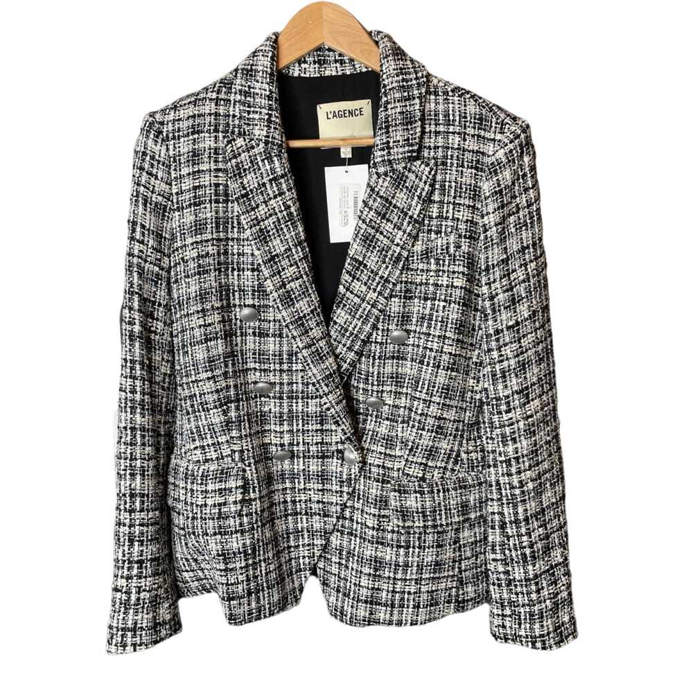 L'Agence Tweed blazer - image 2