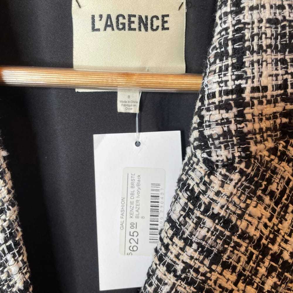 L'Agence Tweed blazer - image 4