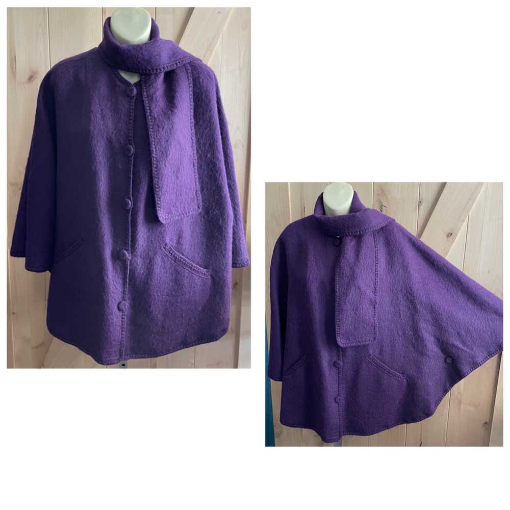 Classy & Posh Handmade 1960's Purple MON REPOS So… - image 1