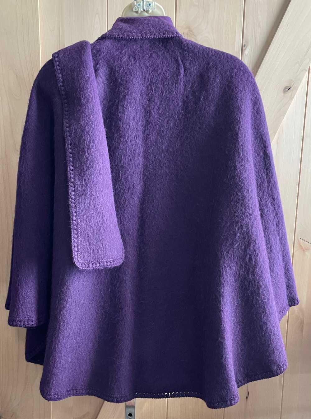 Classy & Posh Handmade 1960's Purple MON REPOS So… - image 6