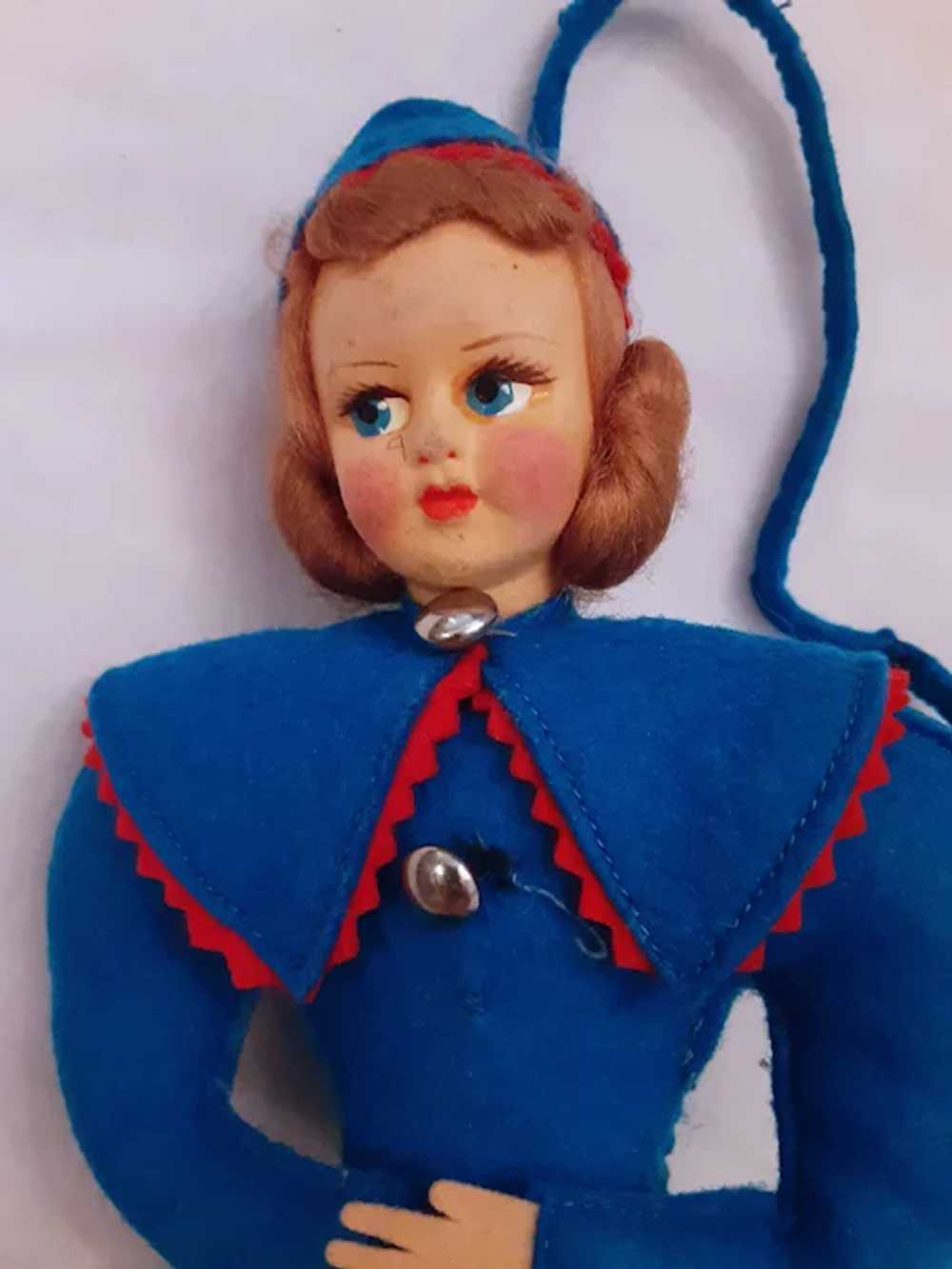 Vintage 1950s Souvenir Doll Purse Made in Italy - image 10