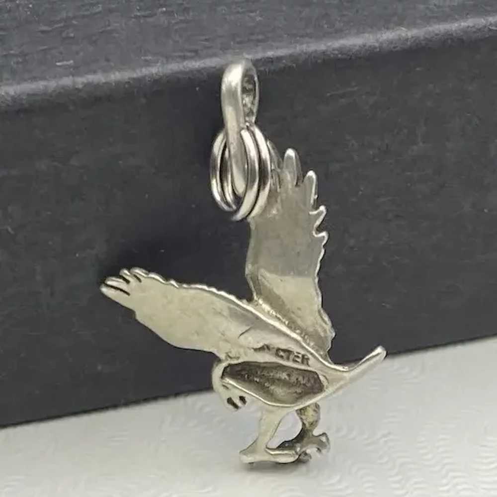 Awesome Sterling Silver American Eagle in Flight … - image 3