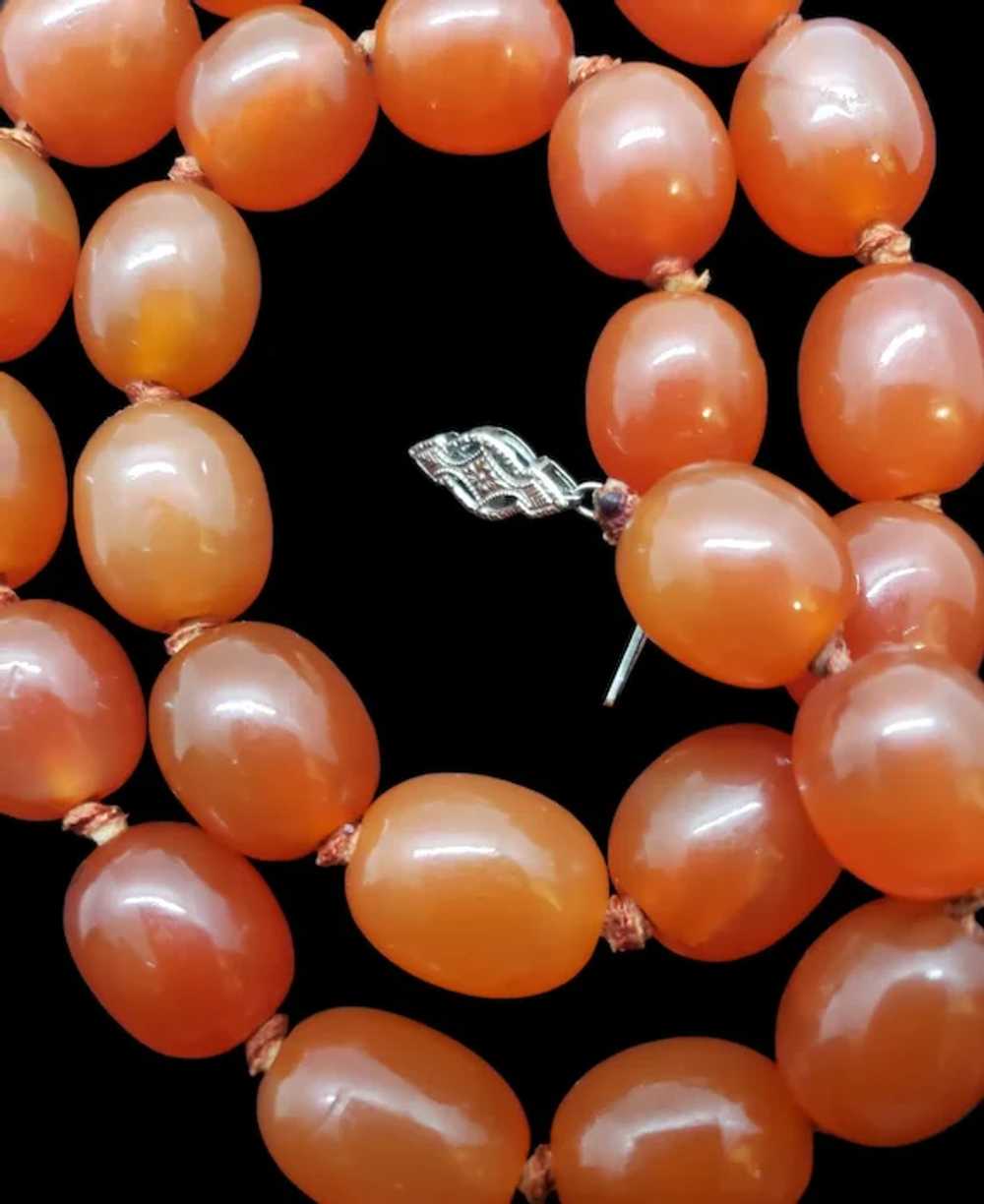 Queen Anne Era Exquisite Carved Carnelian 14K Whi… - image 2