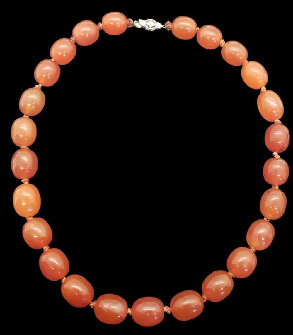 Queen Anne Era Exquisite Carved Carnelian 14K Whi… - image 4