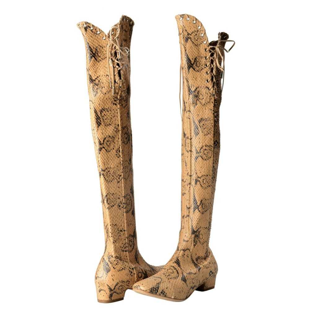 Salvatore Ferragamo Python boots - image 5