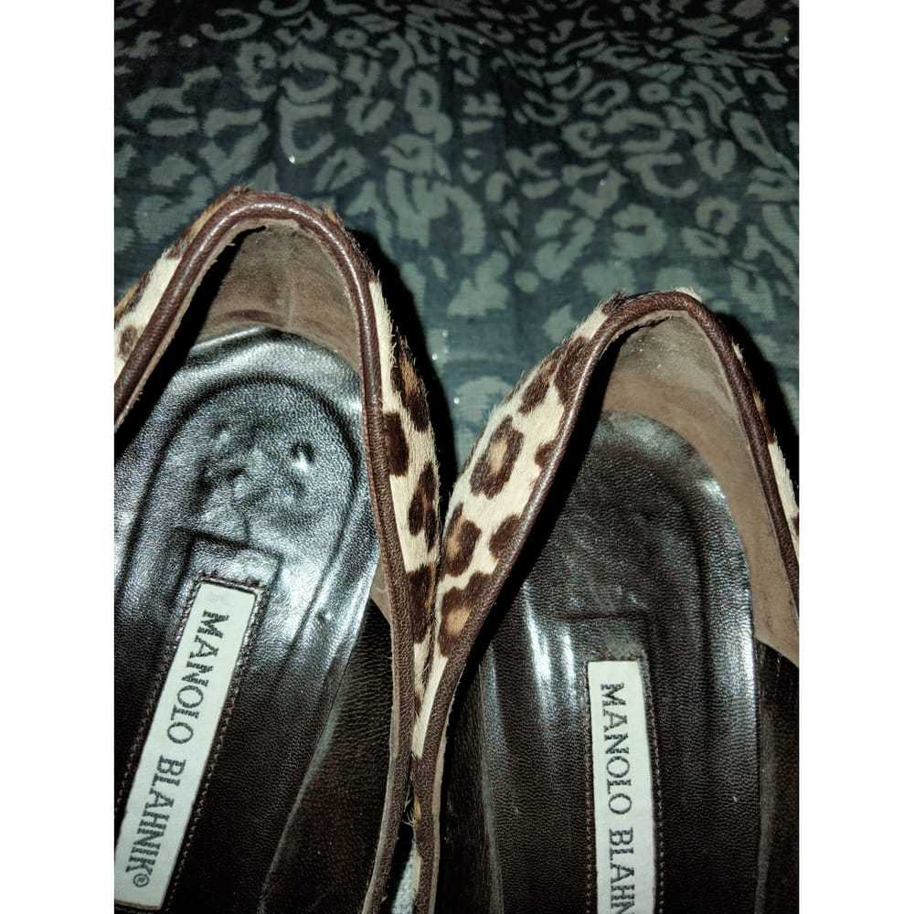 Manolo Blahnik Leather heels - image 6