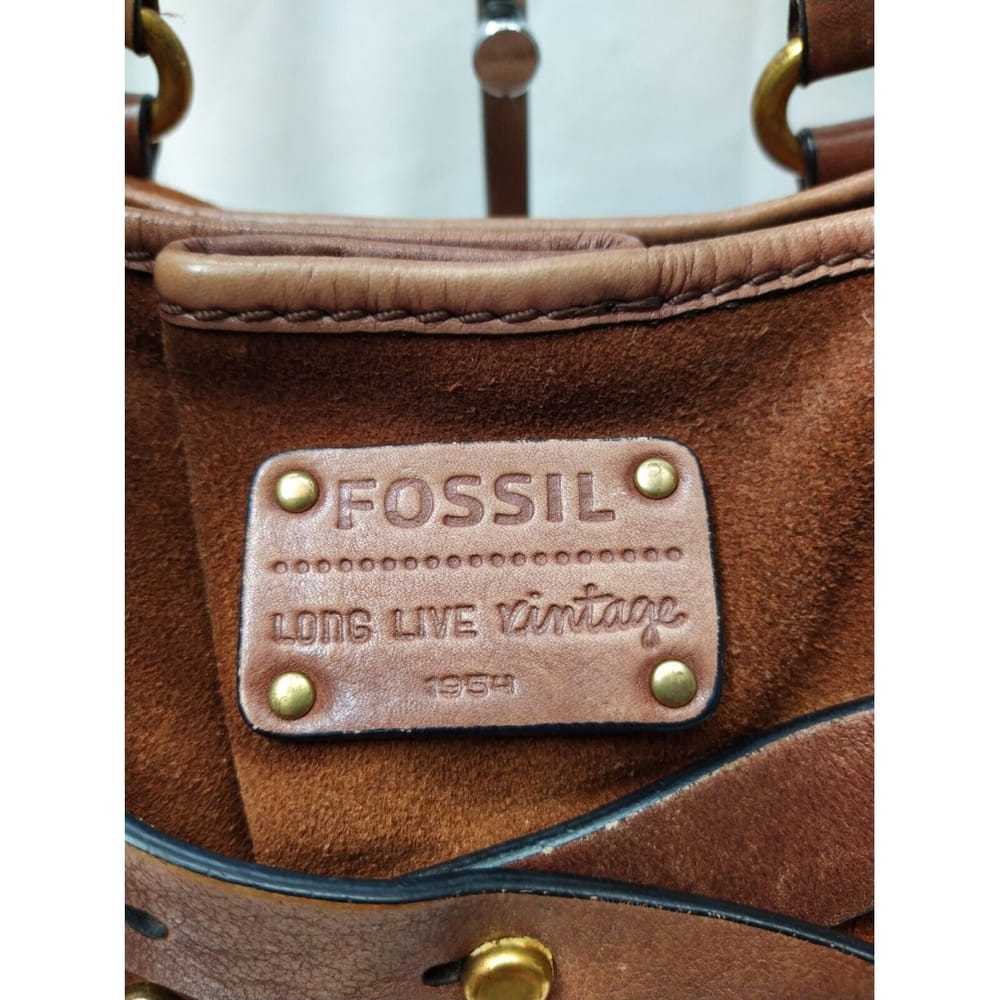 Fossil Leather satchel - image 4