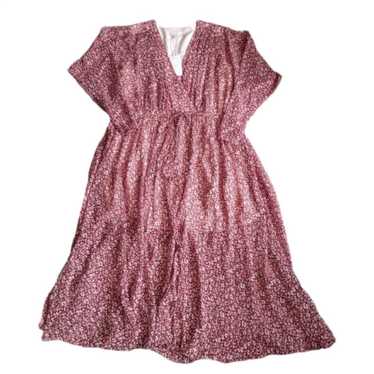 ★Ted Baker ELLISIA リボンタイｘカットアウト 上質マキシ★ 新作【TED BAKER】Alvianoフローラル柄パフスリーブマキシドレス