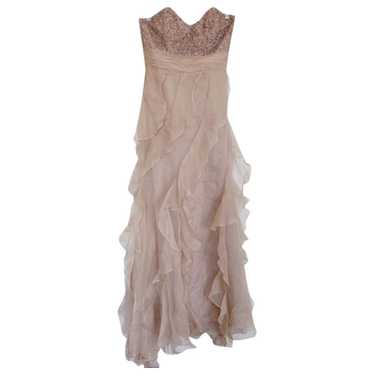 Badgley Mischka Silk maxi dress