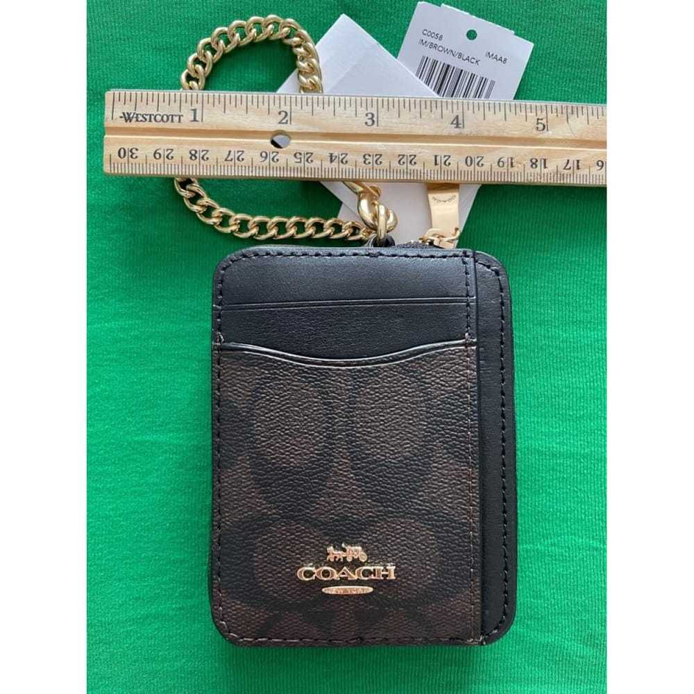 Coach Leather clutch bag - image 9