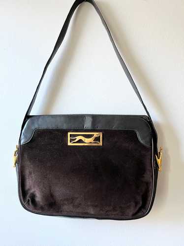 Susan Gail Brown suede shoulder bag (small) | Used