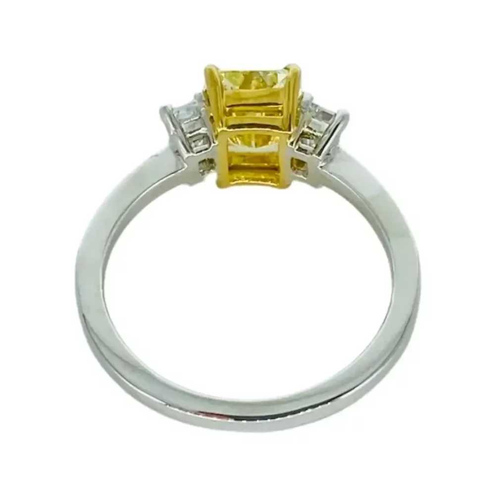 GIA Certified 2.46 Carat Natural Fancy Yellow Dia… - image 6