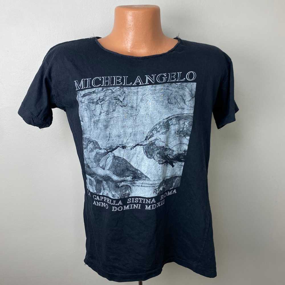 1980s/90s Michelangelo Sistine Chapel T-Shirt, Si… - image 1
