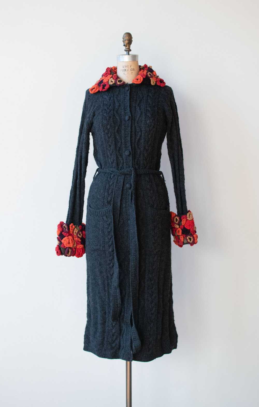 Floral Trim Duster | Moschino Cheap & Chic - image 9