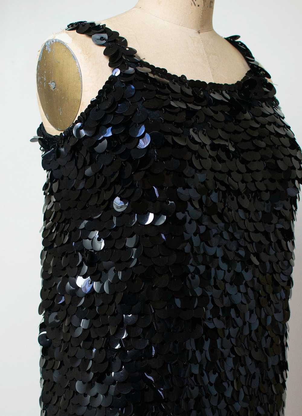 1960s Black Sequin Cocktail Dress | Jeri-Jo - image 2
