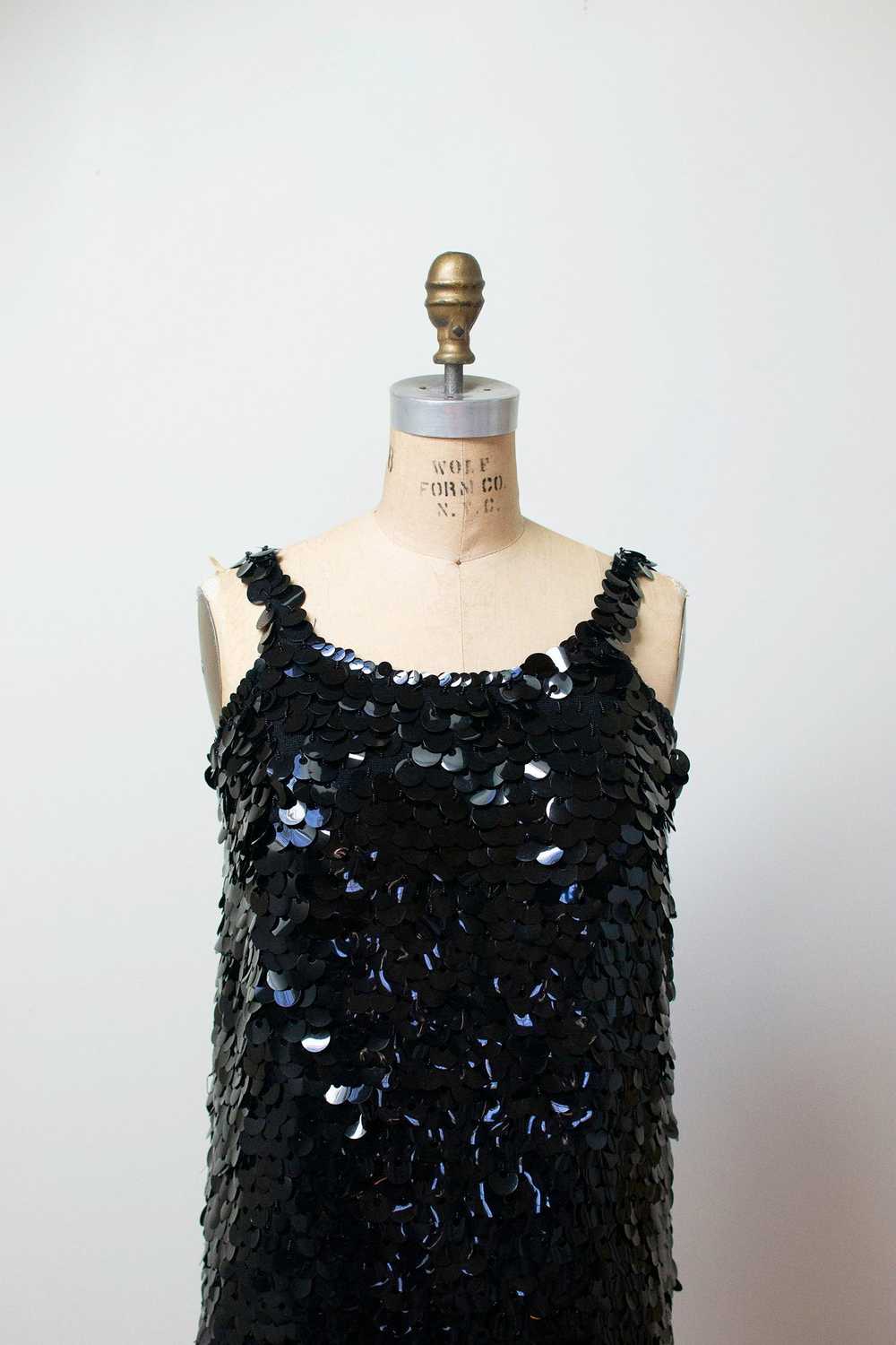 1960s Black Sequin Cocktail Dress | Jeri-Jo - image 5