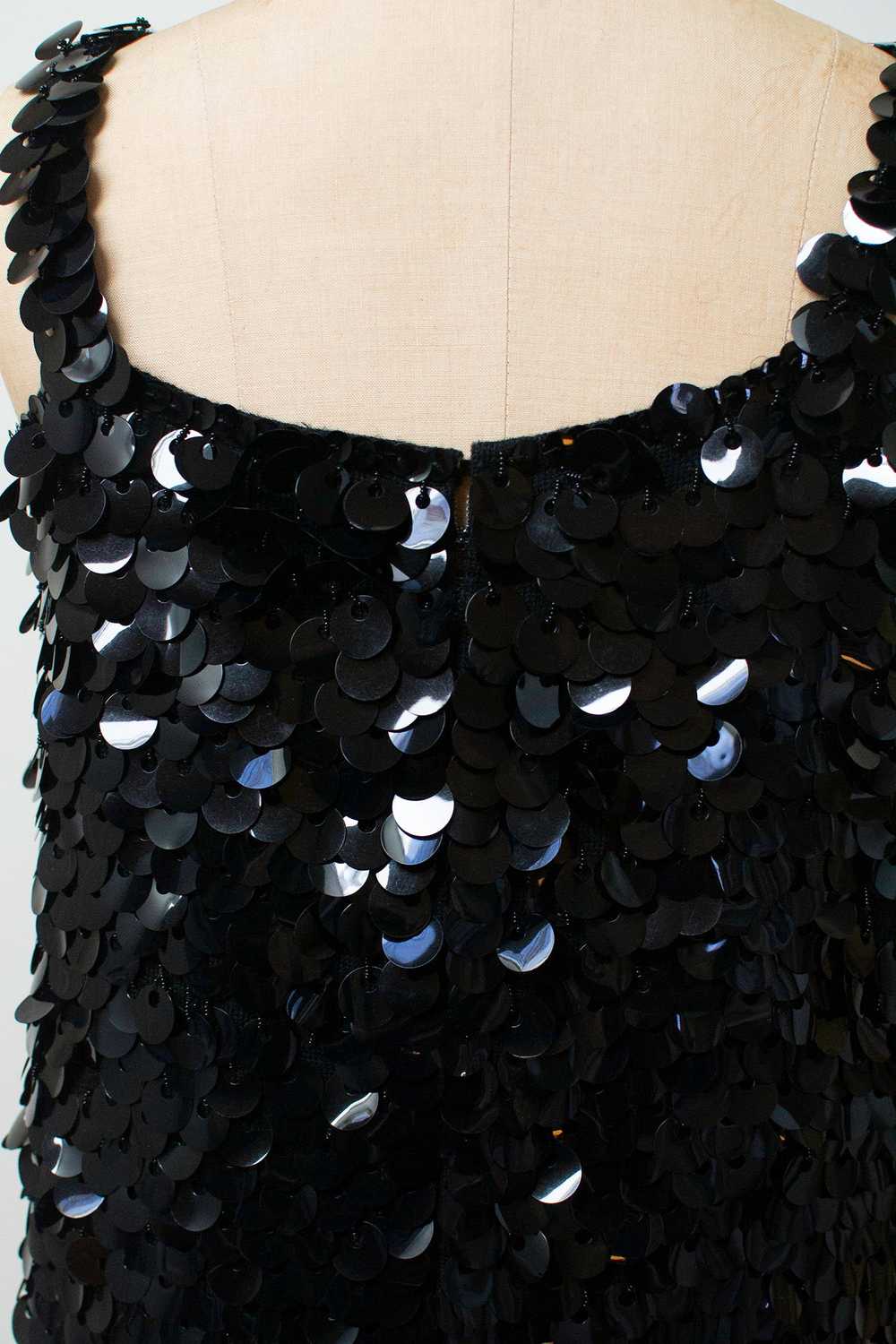 1960s Black Sequin Cocktail Dress | Jeri-Jo - image 6