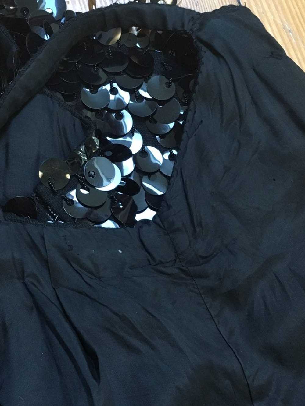 1960s Black Sequin Cocktail Dress | Jeri-Jo - image 9