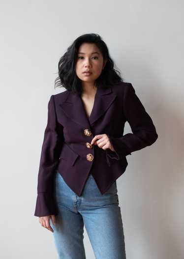 1990s Plum Jacket | Christian Lacroix