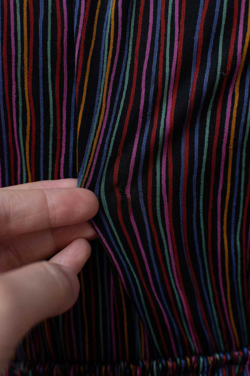 1970s Rainbow Striped Silk Jersey Set | Missoni - image 10