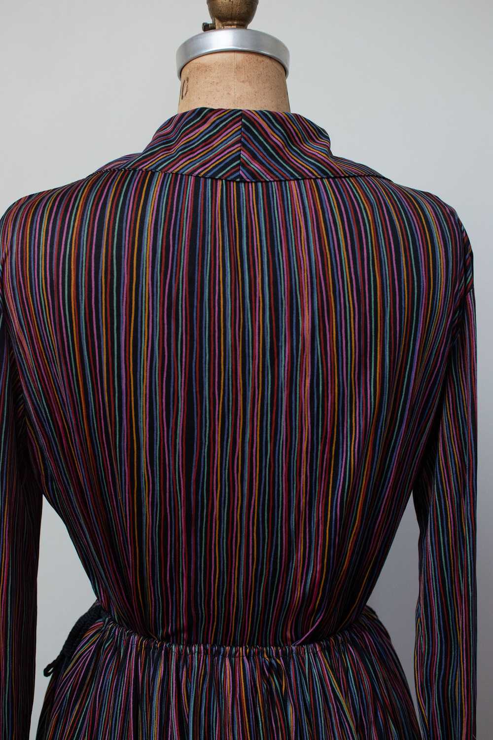 1970s Rainbow Striped Silk Jersey Set | Missoni - image 6