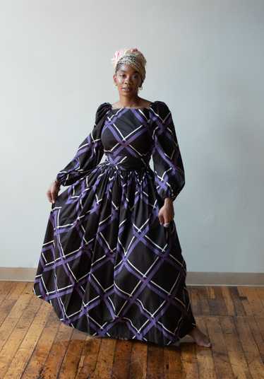 Grid Print Dress | Marimekko 1972