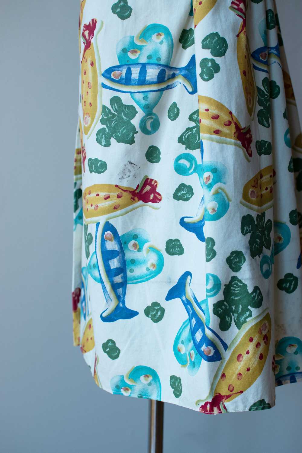 Modern Master's Picasso "Fish" Print Dress | Clai… - image 10