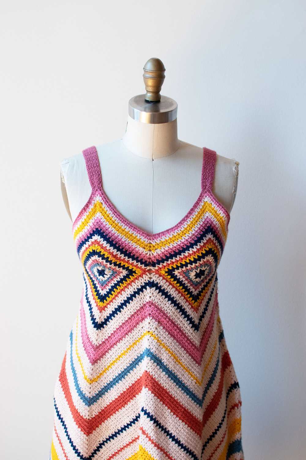 1970s Crochet Dress - image 1