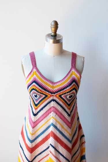 1970s Crochet Dress