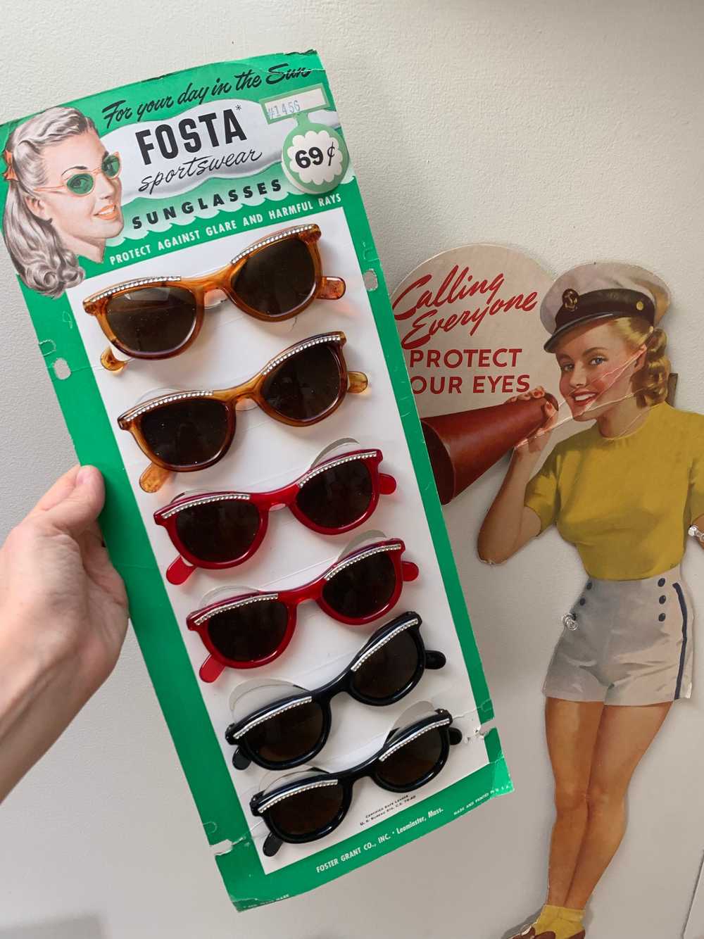 1950s Fosta Sunglasses | Amber - image 7
