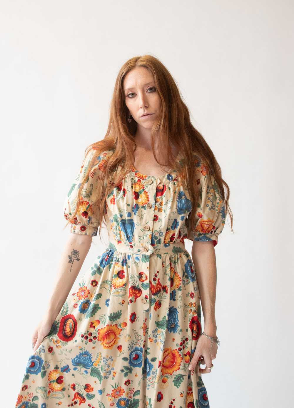1970s Floral Print Dress | Denise Are Here - image 2