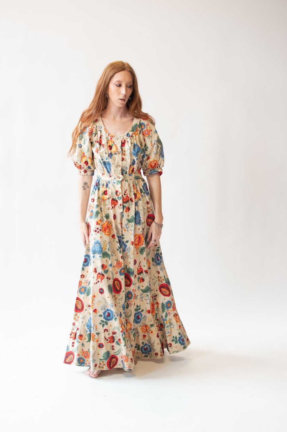 1970s Floral Print Dress | Denise Are Here - image 4