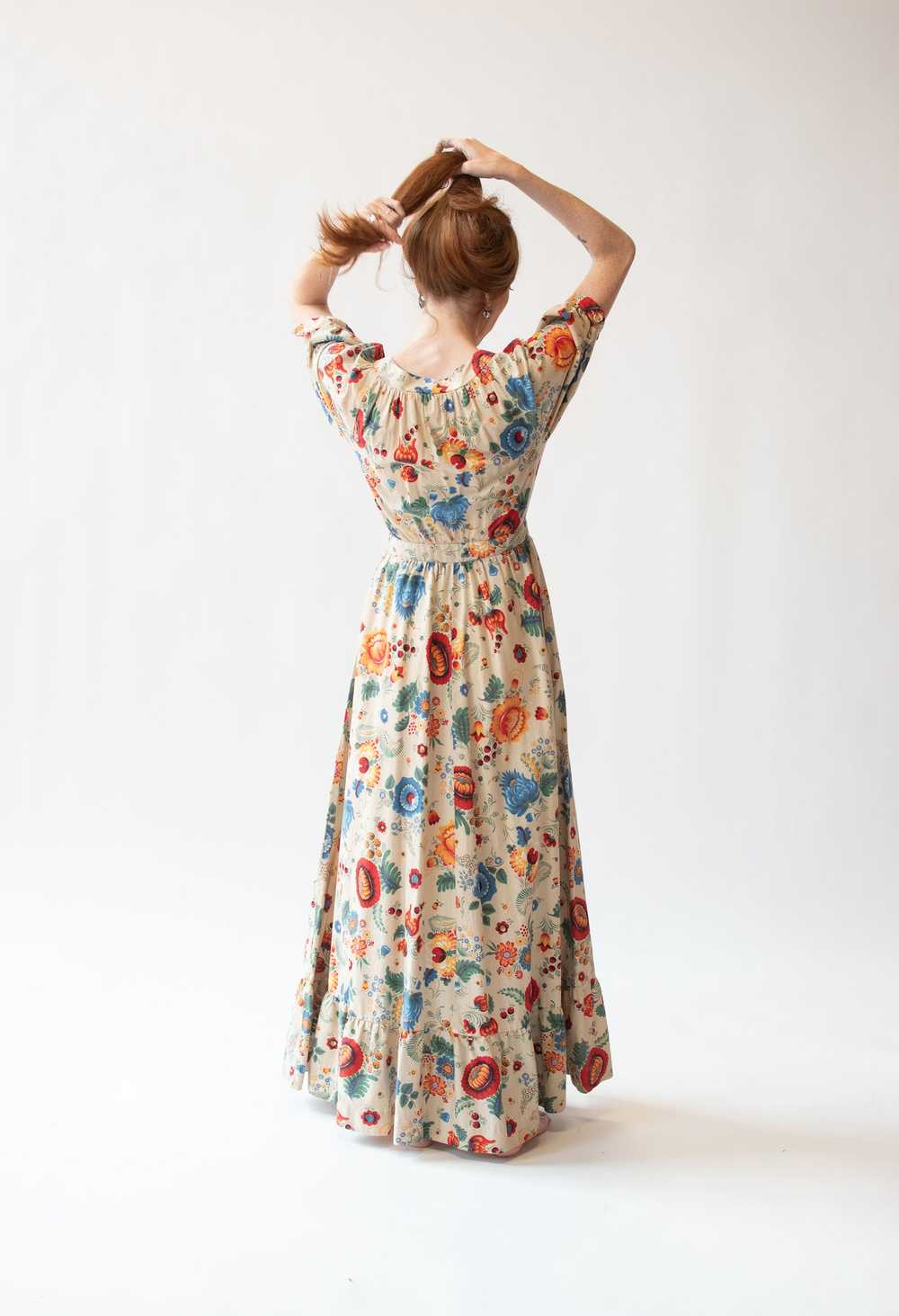 1970s Floral Print Dress | Denise Are Here - image 5