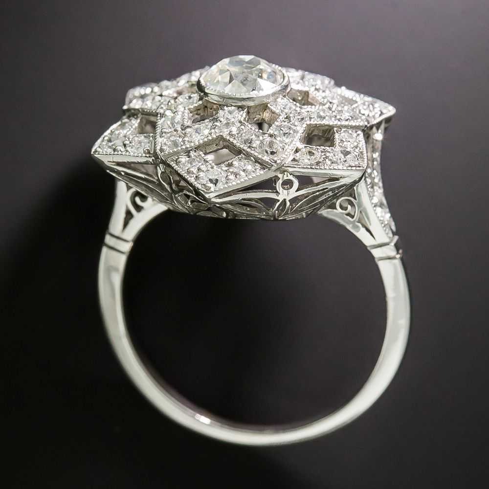 Vintage Style Starburst Diamond Ring - image 4