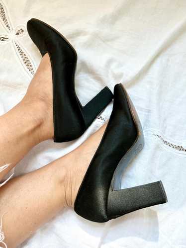 black satin heels (5)