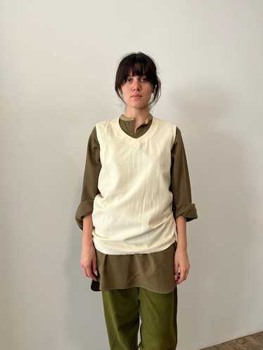 50s French Army Pull-Over Vest - image 1