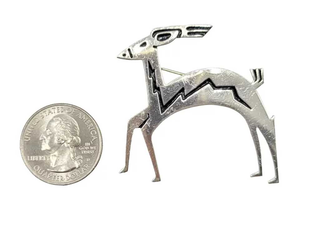 MFA Museum Of Fine Arts Sterling Silver Gazelle, … - image 2