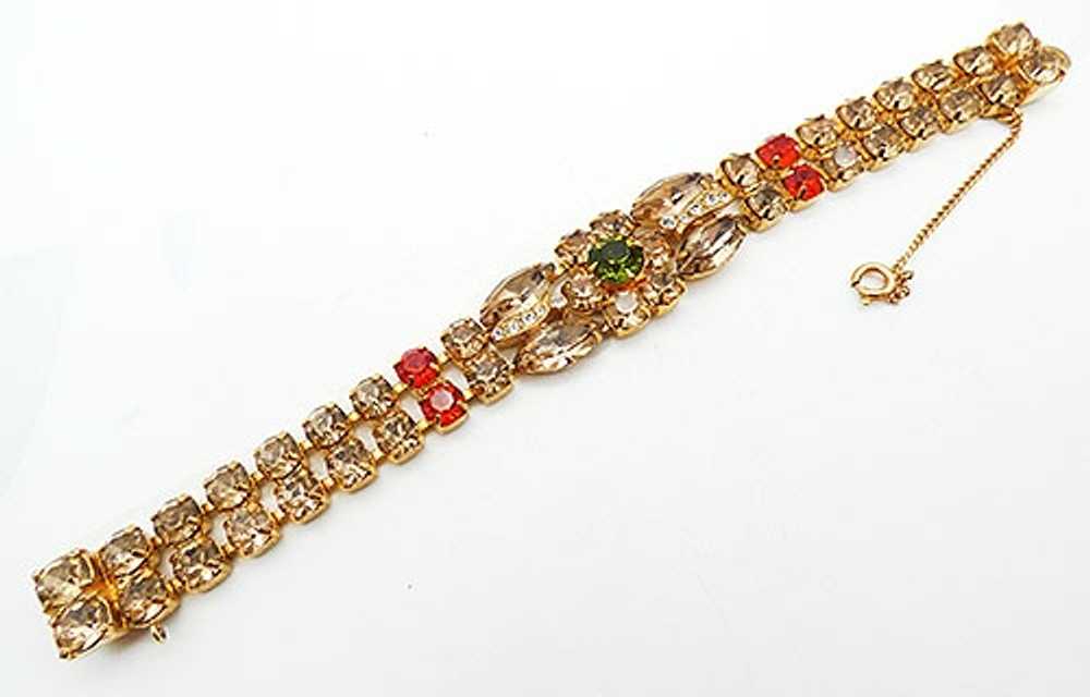 Eisenberg Champagne Rhinestone Bracelet - image 1