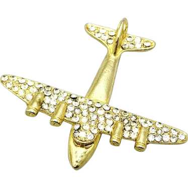 航空機・ヘリコプター ANTIQUES VINTAGE OLD BROOCH AIRCRAFT WW2 WW2 Silver Fighter Aircraft Sweetheart Brooch – Butter Lane