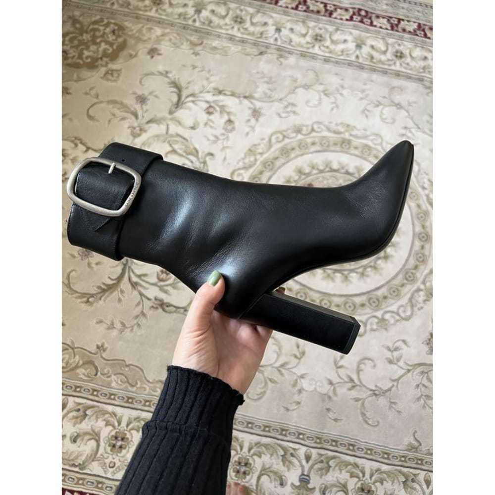 Saint Laurent Joplin leather ankle boots - image 5