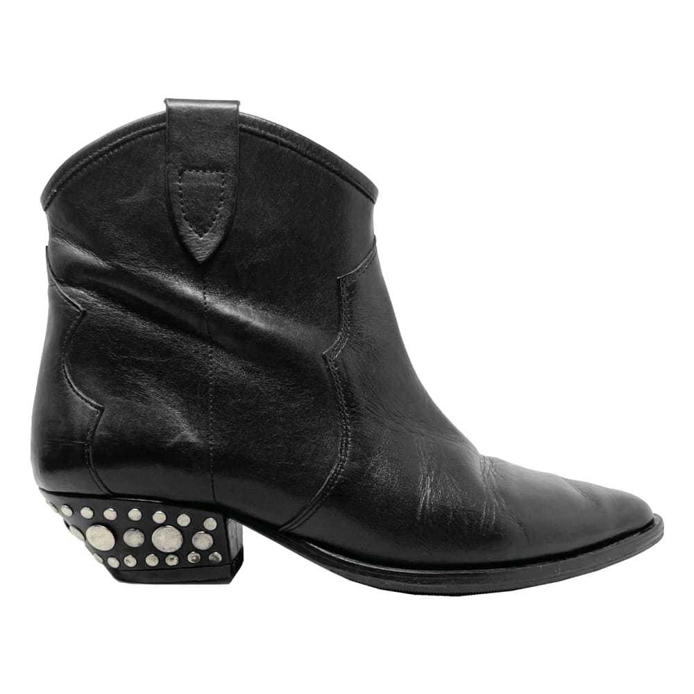 Isabel Marant Leather western boots - image 3