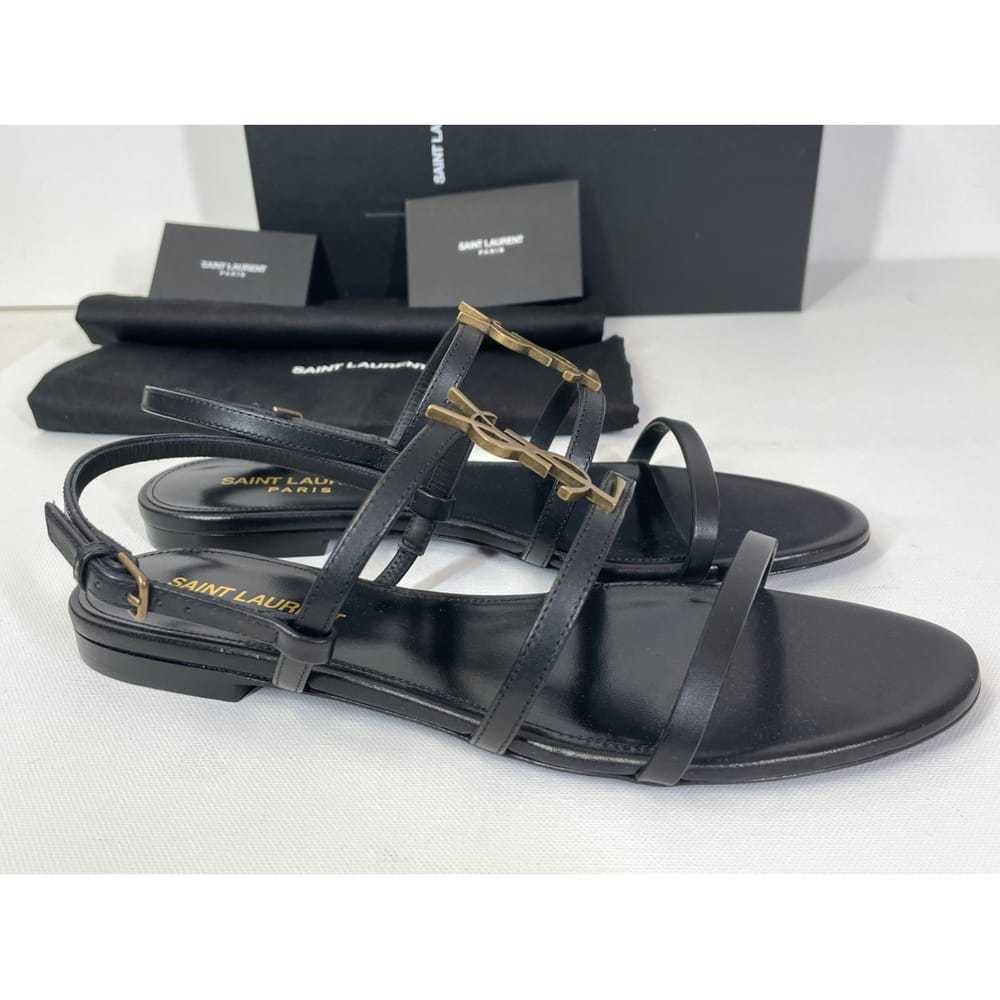 Saint Laurent Leather sandals - image 2