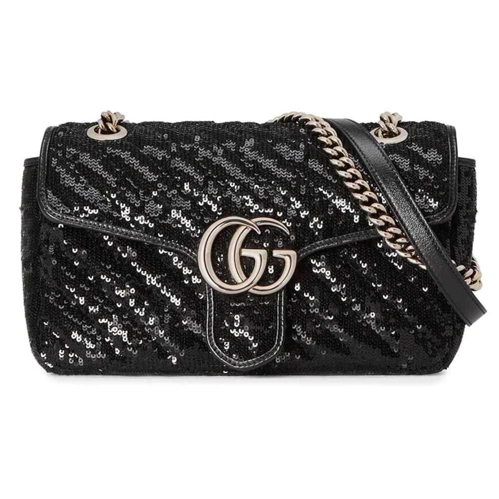 Gucci Gg Marmont Flap silk crossbody bag - image 1