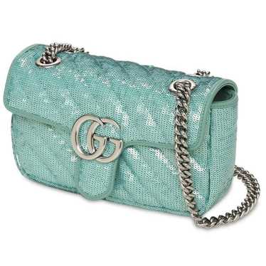 Gucci Gg Marmont Flap glitter crossbody bag - image 1