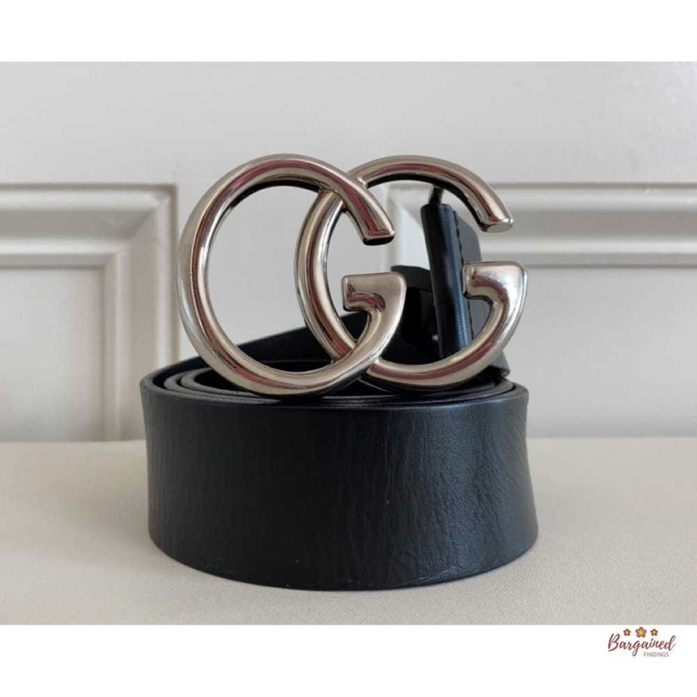 Gucci Gg Buckle leather belt - image 4