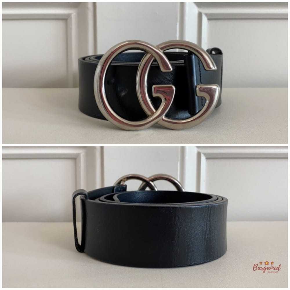 Gucci Gg Buckle leather belt - image 6