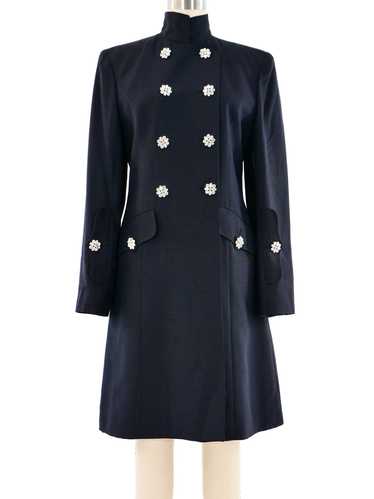 Crystal Accented Dress Coat