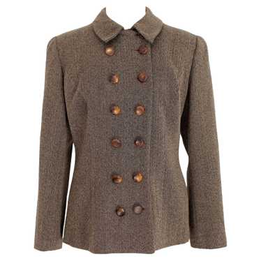 Blumarine Jacket/Coat Wool in Brown - image 1